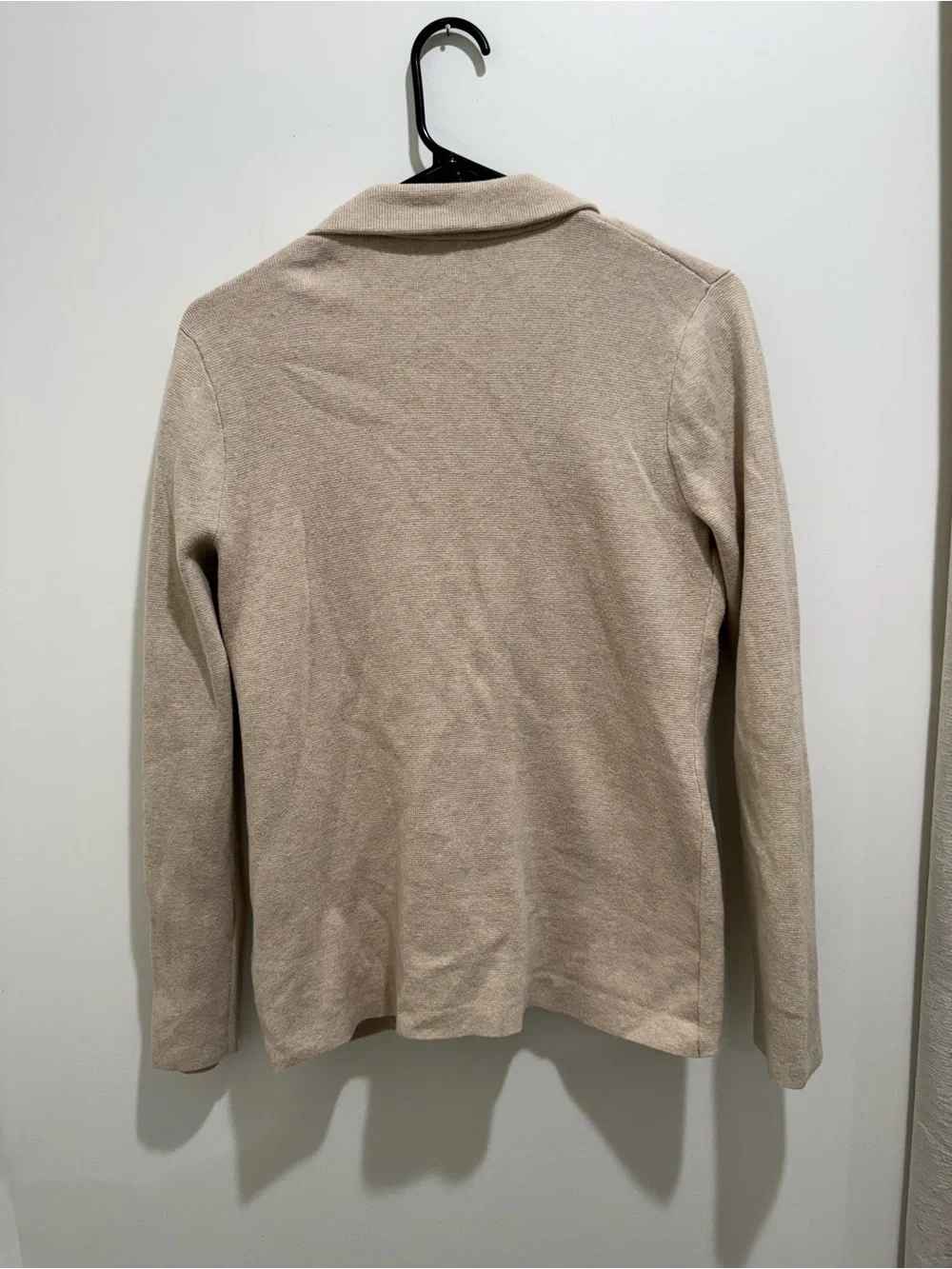 J.Crew Cotton Sweater Blazer‎ Cardigan Oatmeal Beige XS